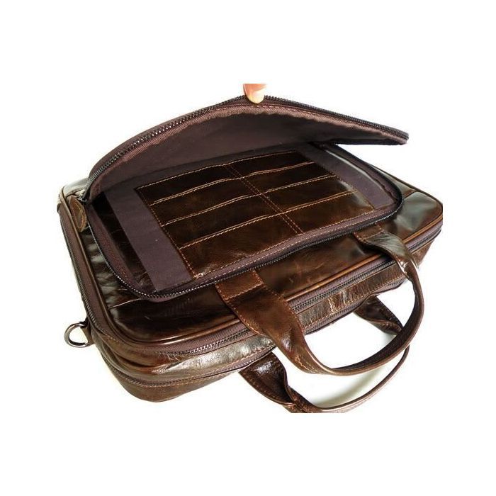Сумка Vintage Коричнева (14152) зображення 8
