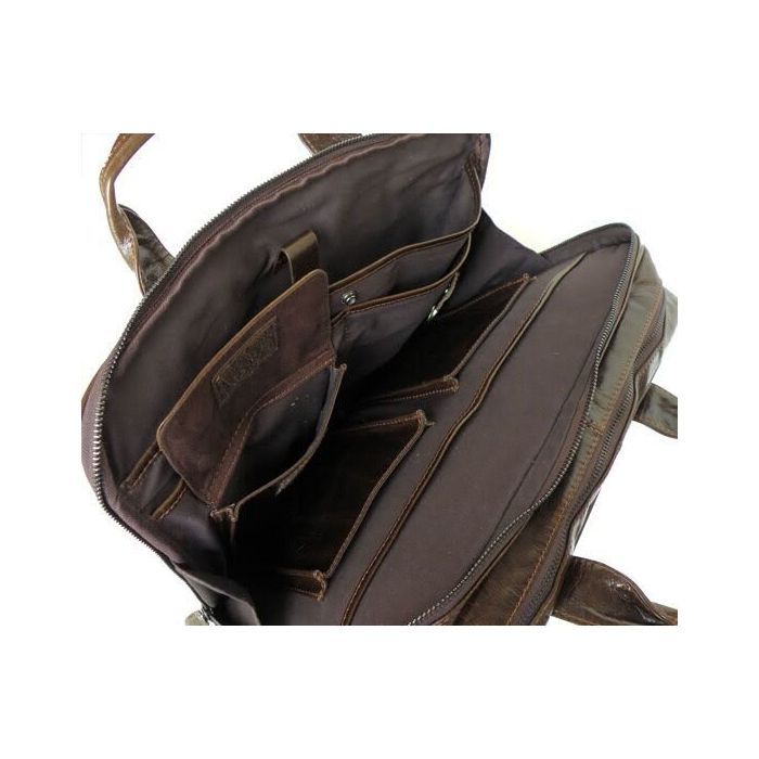 Сумка Vintage Коричнева (14152) зображення 9