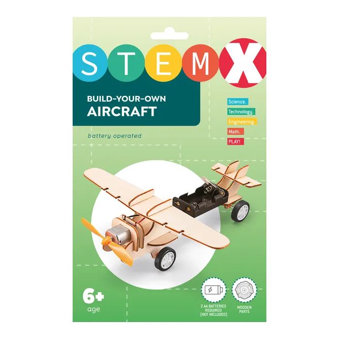 Конструктор Stem Самолет Деревянный на батарейках (3858894673704) изображение 4
