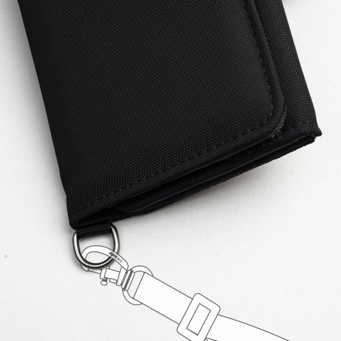 Кошелек Pacsafe RFIDsafe trifold wallet Графитовый (11005144) изображение 5