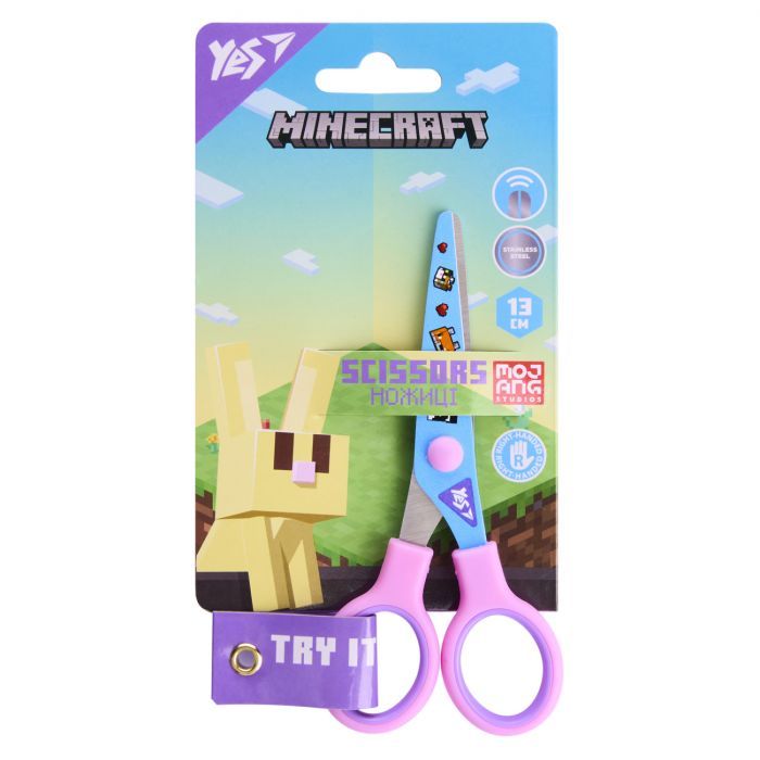 Ножиці Yes Minecraft.Spring 13см з принтом на лезі (480471) зображення 3