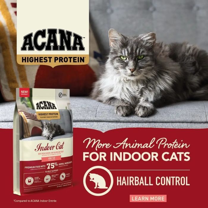 Сухий корм для кішок ACANA Highest Protein Indoor 1.8 кг (0064992723972) зображення 5
