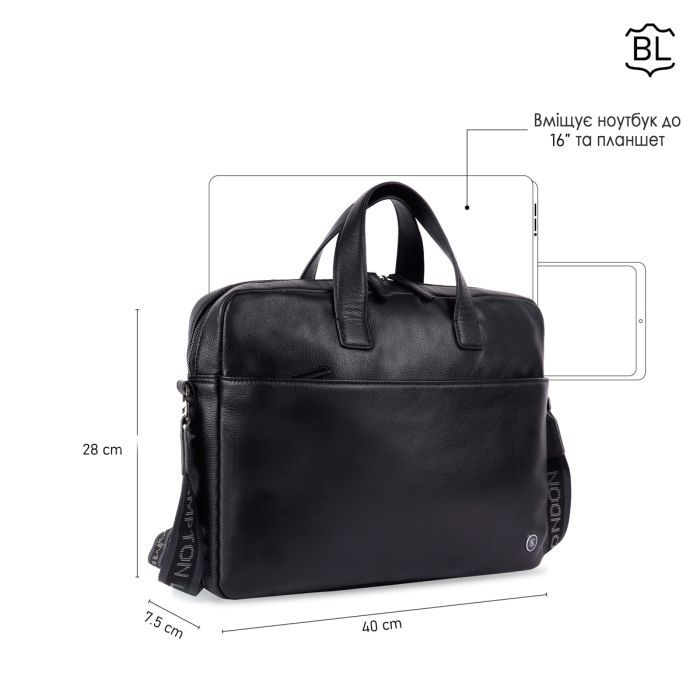 Сумка Brampton London Commandeer Grey (64547 GREY) изображение 10