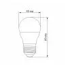 Лампочка Videx LED G45h 4.9W E27 4100K (VL-G45h-49274) изображение 2