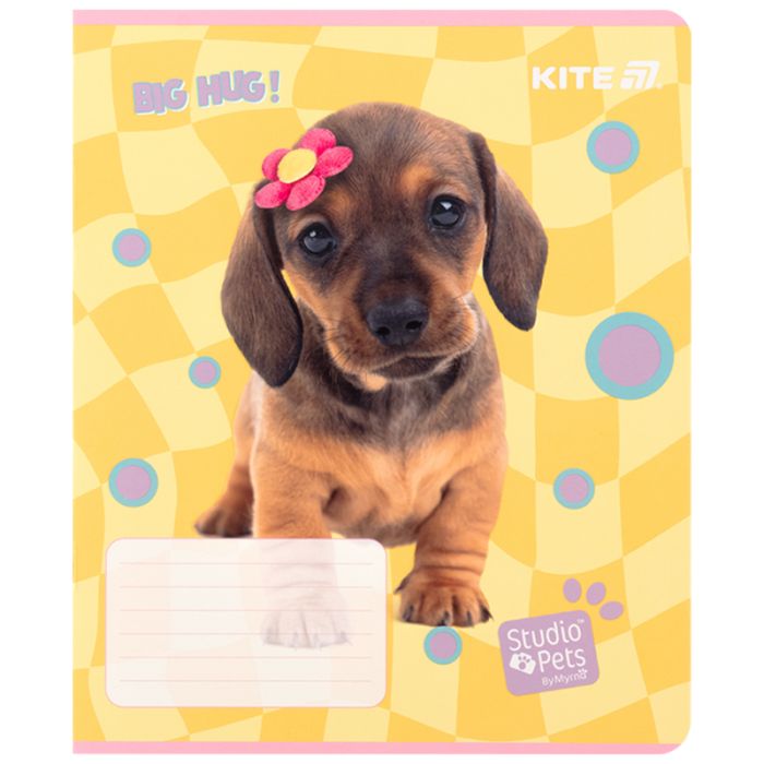 Тетрадь Kite Studio Pets, 12 листов, клетка (SP25-232) изображение 12