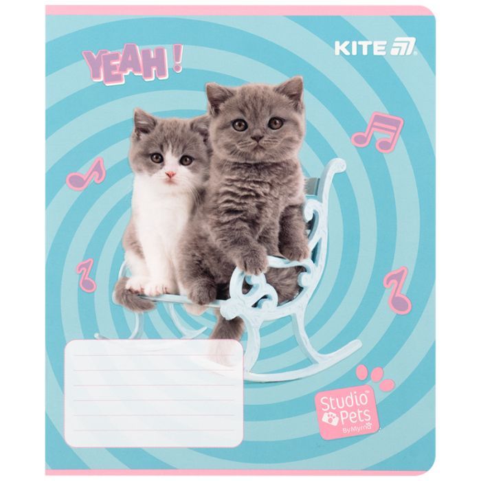 Зошит Kite Studio Pets, 12 аркушів, клітинка (SP25-232) зображення 9