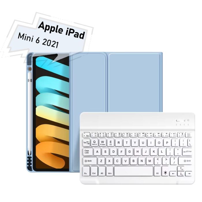 Чехол для планшета BeCover with keyboard Apple iPad Mini 6 2021 Black (712986)