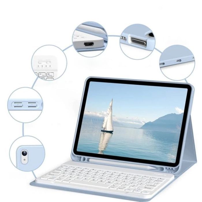 Чехол для планшета BeCover with keyboard Apple iPad Mini 6 2021 Black (712986) изображение 3