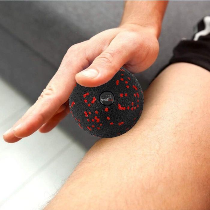 Массажный мяч PowerPlay PP-4350 Epp Massage Ball (d8) Чорно/Зелений (PP-4350_Green_d8) изображение 4