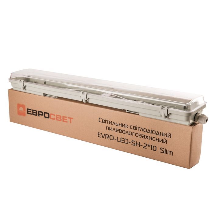 Світильник Євросвітло Т8 LED-SH-2*10 IP65 Slim зображення 2