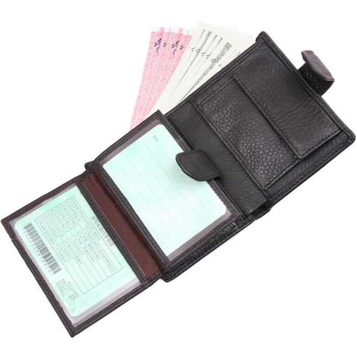 Гаманець Vintage Чорний (14497) зображення 10