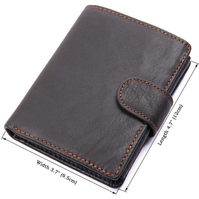 Гаманець Vintage Чорний (14497) зображення 12