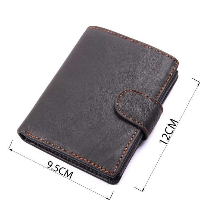 Гаманець Vintage Чорний (14497) зображення 3