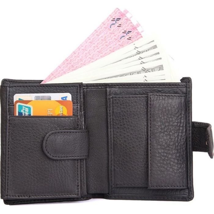 Гаманець Vintage Чорний (14497) зображення 8