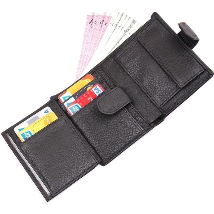 Гаманець Vintage Чорний (14497) зображення 9