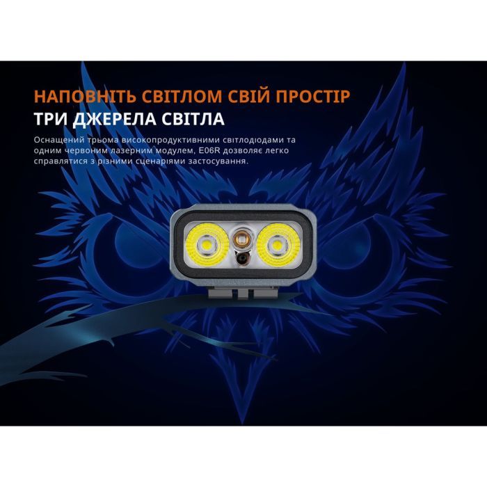 Фонарь Fenix E06R сірий (E06RGray) изображение 9