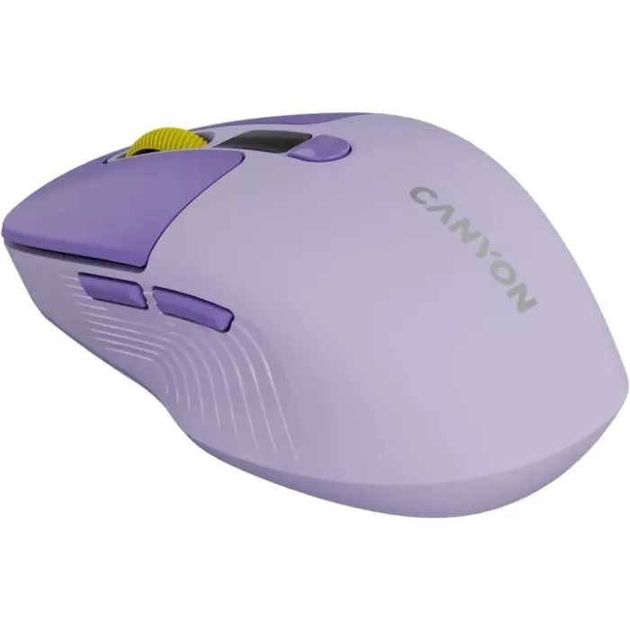 Мышка Canyon MW-26 LCD Silent Wireless/Bluetooth Violet (CNS-CMSW26V) изображение 4
