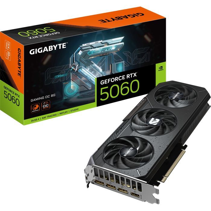 Видеокарта GIGABYTE GeForce RTX5060 8Gb GAMING OC (GV-N5060GAMING OC-8GD) изображение 10