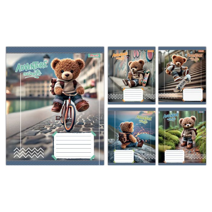 Зошит 1 вересня Adventure awaits А5 12 аркушів лінія (768197)