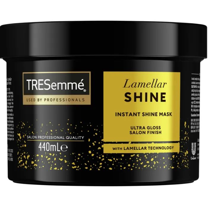 Маска для волос Tresemme Lamellar Shine Для мгновенного блеска волос 440 мл (8720181518942)