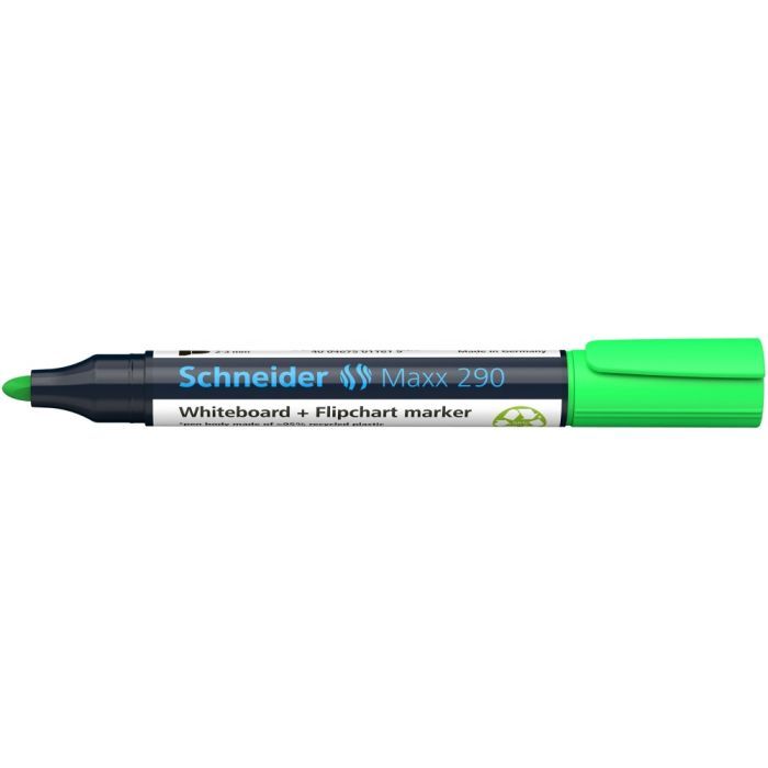 Маркер Schneider MAXX для досок и флипчартов 290, светло зеленый (S129111)