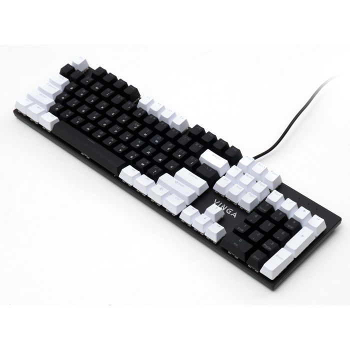Клавиатура Vinga KBGM-095 LED Brown Switch USB White/Black (KBGM-095BR White/Black) изображение 4