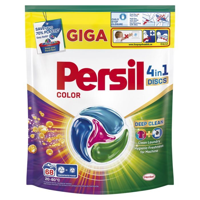 Капсули для прання Persil 4in1 Discs Color Deep Clean 40 шт. (9000101599497)