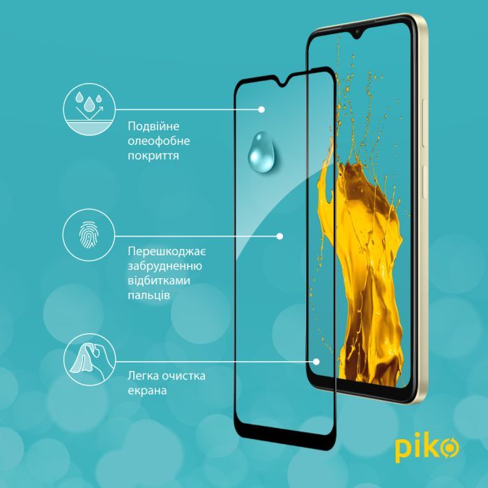 Скло захисне Piko Full Glue Oppo A38 4G Black (1283126588617) зображення 4