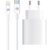 Зарядное устройство Armorstandart AMHJ83 20W USB-C White + cable USB-C to Lightning (ARM77724)