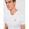 Футболка Kappa T-shirt Mezza Manica Scollo V K1311 Bianco білий L (8052394813904) зображення 4