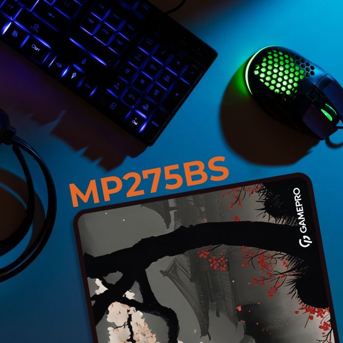Килимок для мишки GamePro Speed/Control Black-Red (MP275BS) зображення 3