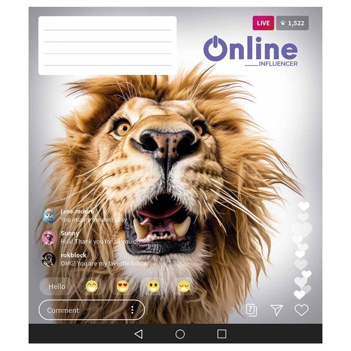 Тетрадь Школярик Online 48 листов линия (048-3420L)