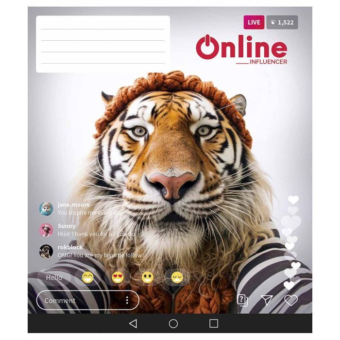 Тетрадь Школярик Online 48 листов линия (048-3420L) изображение 2