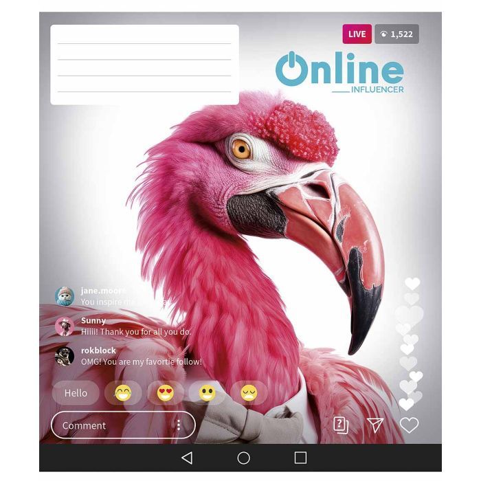 Тетрадь Школярик Online 48 листов линия (048-3420L) изображение 3