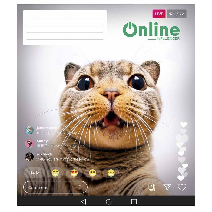 Тетрадь Школярик Online 48 листов линия (048-3420L) изображение 4
