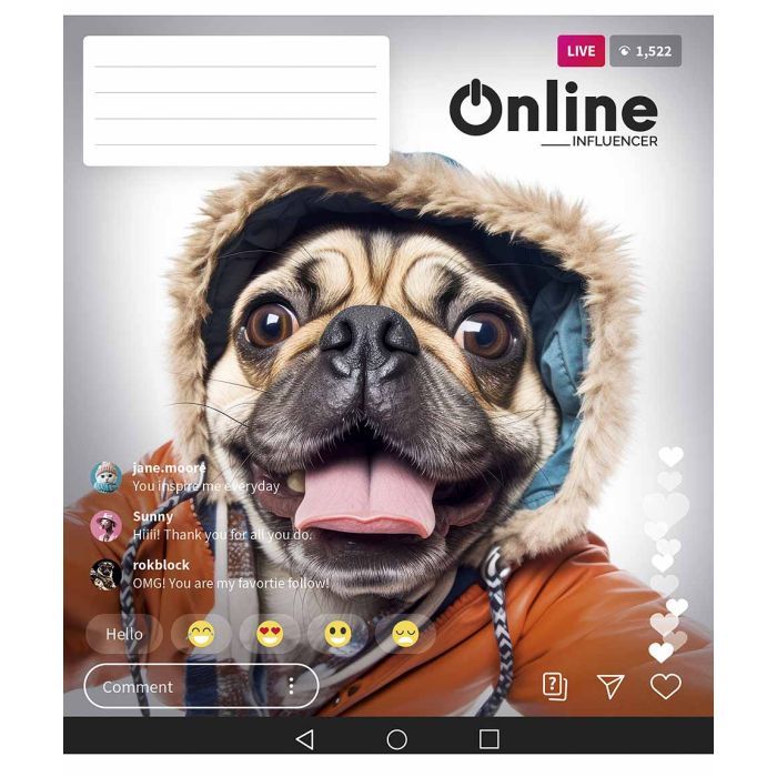 Тетрадь Школярик Online 48 листов линия (048-3420L) изображение 5