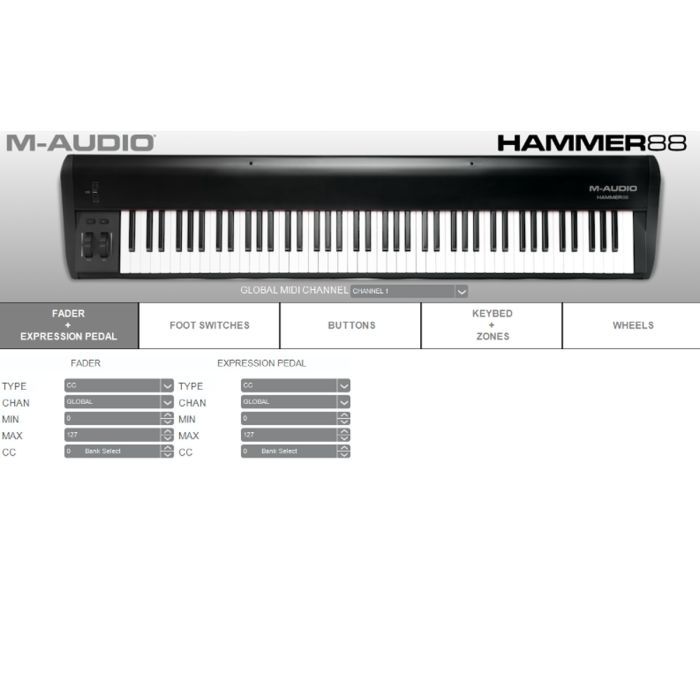 MIDI-клавиатура M-Audio Hammer 88 изображение 4