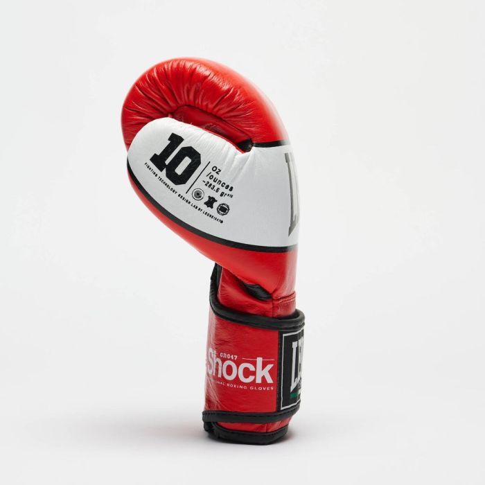 Боксерские перчатки Leone GN047 Shock Red 12 унцій (GN047_Red_12oz) изображение 6