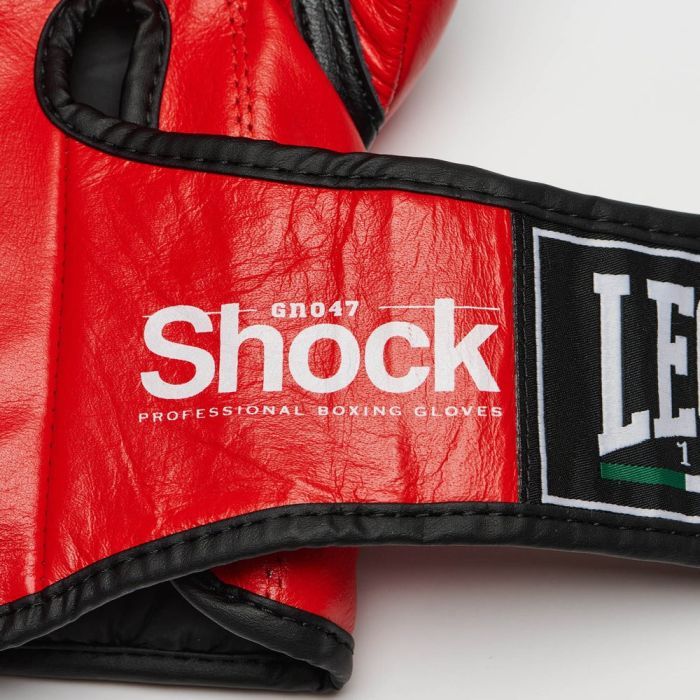 Боксерские перчатки Leone GN047 Shock Red 12 унцій (GN047_Red_12oz) изображение 8