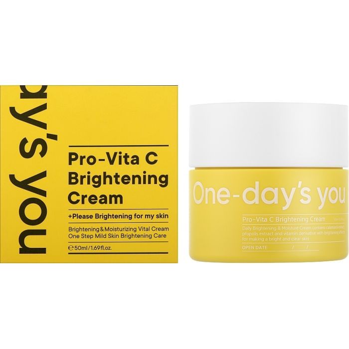Крем для лица One-Days You Vita-C Brightening Cream Осветляющий 50 мл (8809452673389) изображение 2