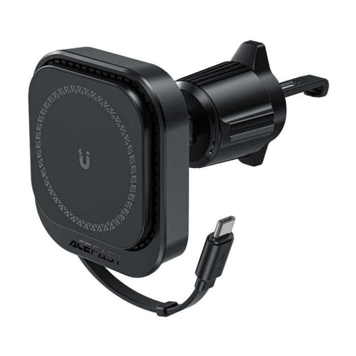 Універсальний автотримач Acefast D32 Magnetic wireless charging (6974316283225)
