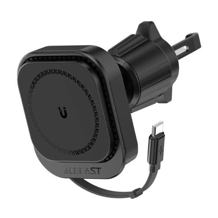 Універсальний автотримач Acefast D32 Magnetic wireless charging (6974316283225) зображення 3