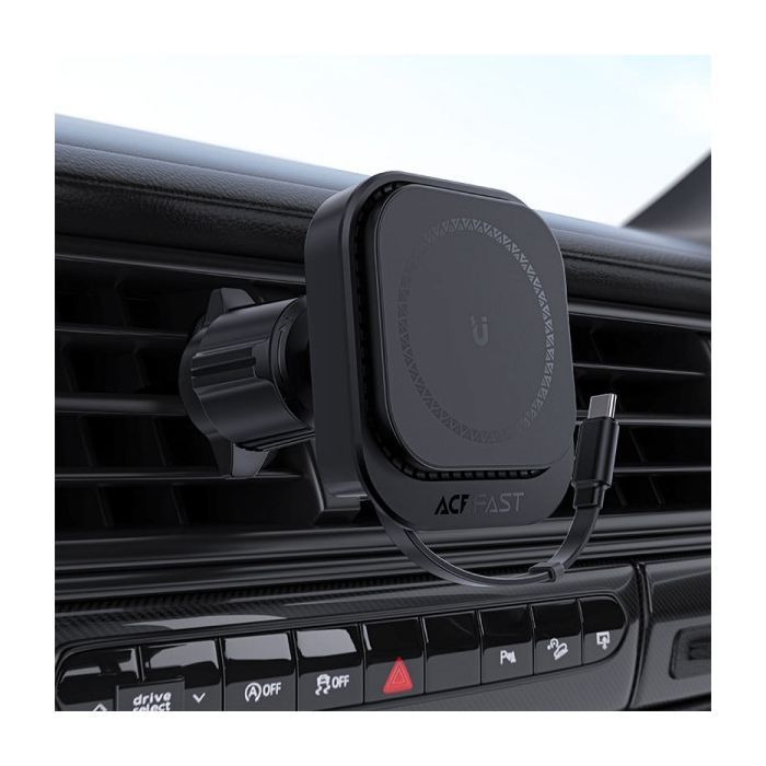 Універсальний автотримач Acefast D32 Magnetic wireless charging (6974316283225) зображення 6