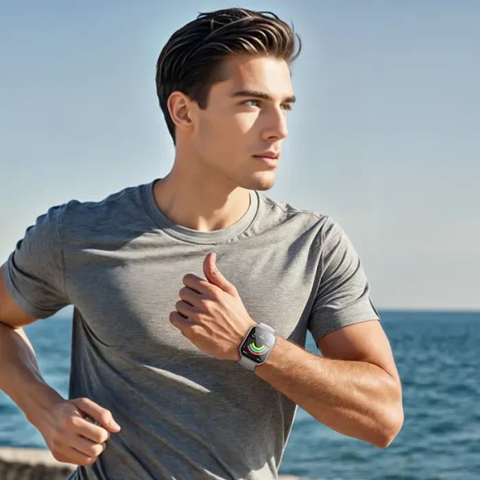 Смарт-часы HOCO Y28 AMOLED Smart sports watch (call version) Gold (6942007648493) изображение 5