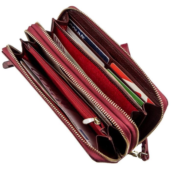 Гаманець ST Leather Бордовий (18907) зображення 6