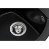 Мийка кухонна GRANADO RONDA black shine з сифоном (470*490mm.) (gr2201) зображення 3