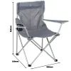 Крісло складане Bo-Camp Foldable Compact Grey (1267192) (DAS301449) зображення 5