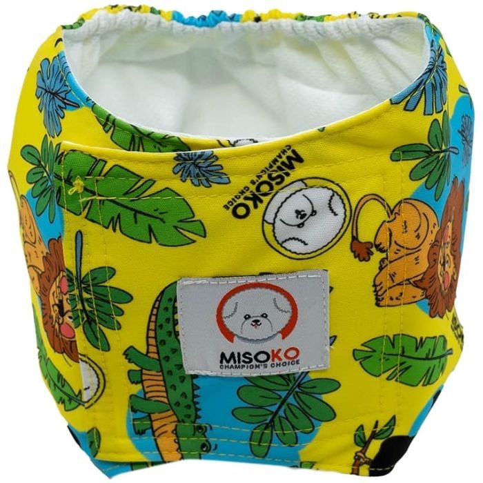 Подгузники для животных MISOKO&CO многоразовые для кобелей, XXL 3 шт. Праздник (HAINMSK63985RIN) изображение 2