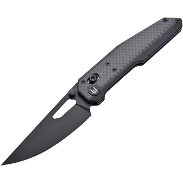 Нож Hightron Sharplyn, 14C28N, G10 + CF, чорний, чорний клинок (HK01BLK) изображение 2