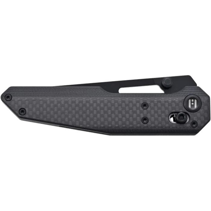 Нож Hightron Sharplyn, 14C28N, G10 + CF, чорний, чорний клинок (HK01BLK) изображение 5